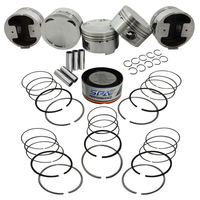 Forged piston and rings set 83mm VW 2.5L Jetta MK5 07k + High Performance Turbo Exhaust Manifold