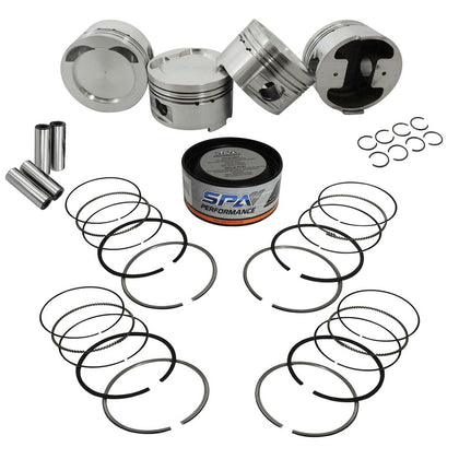 Forged piston and rings set 83mm VW 2.0L 16V ABF