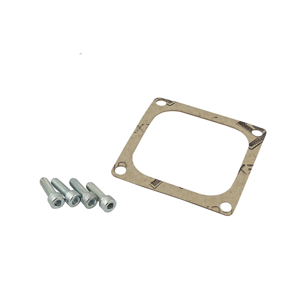 Inlet gasket + 4 M8 bolts for standard Holley/Edelbrock 4-barrel carburetor
