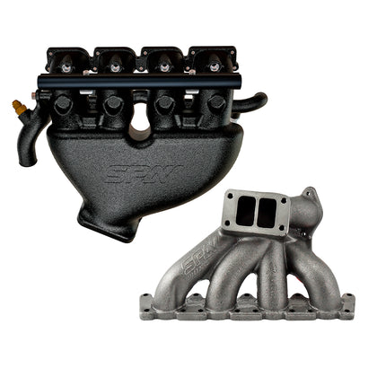 VW B5 T3 top mount turbo twin scroll manifold wastegate 