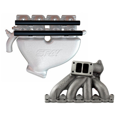 VW B5 T3 top mount turbo twin scroll manifold wastegate 