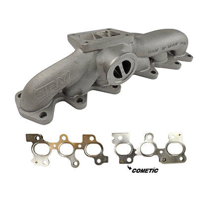 Toyota 2JZ-GTE T4 High Performance Turbo Exhaust Manifold - V band + COMETIC MLS EXHAUST MANIFOLD GASKET
