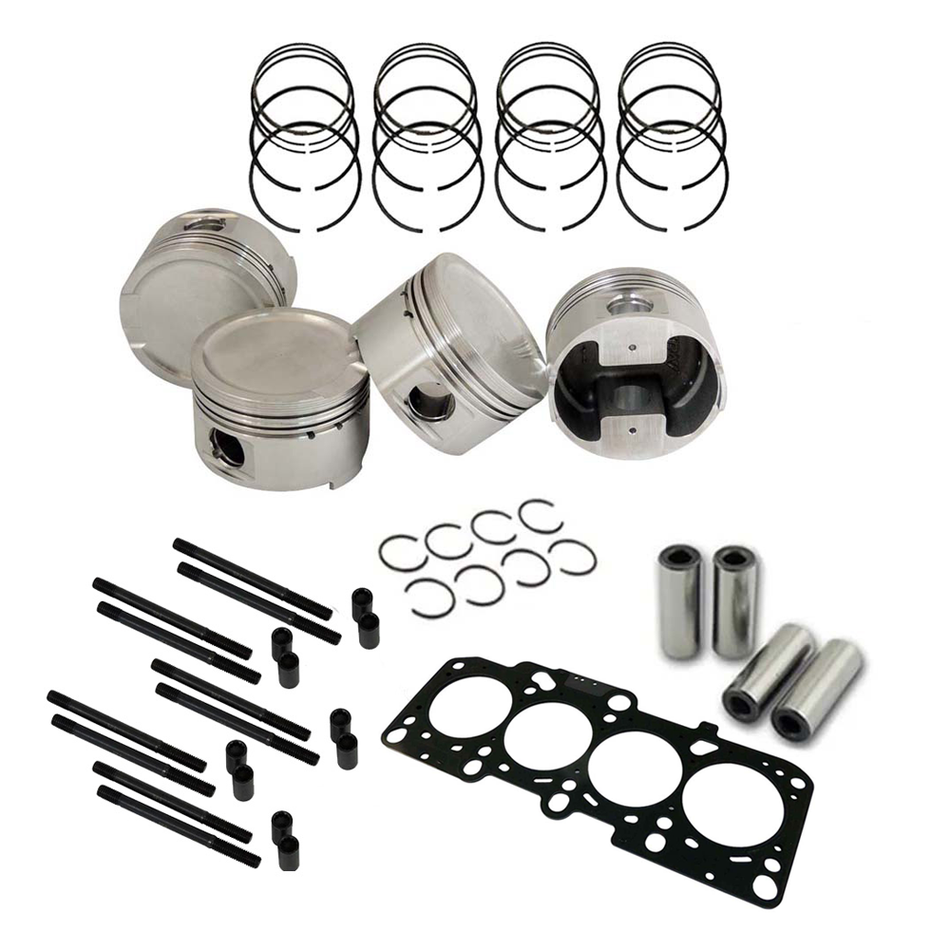 Forged piston set 81mm 1.8L 20V VW/AUDI + Cometic Head Gasket Spacer - 1.68mm + 137mm head stud set - PRE SALE