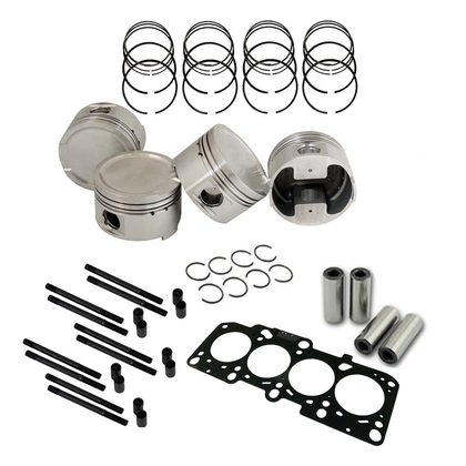 Forged piston set 81mm 1.8L 20V VW/AUDI + Cometic Head Gasket Spacer - 1.68mm + 137mm head stud set