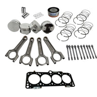 Forged flat top piston and rings set 83mm VW ABA 2.0L 8V + High Compression Head Gasket - 0.9mm + 136mm head stud set