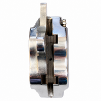 RevTech Billet Aluminum Motorcycle Brake Caliper Polished Finish Dual Piston Used