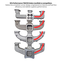 CHEVY II 194 / 230 / 250 / 292 L6 INLINE SIX INTAKE MANIFOLD for Single Quad Carb (4 barrel) - PRE SALE
