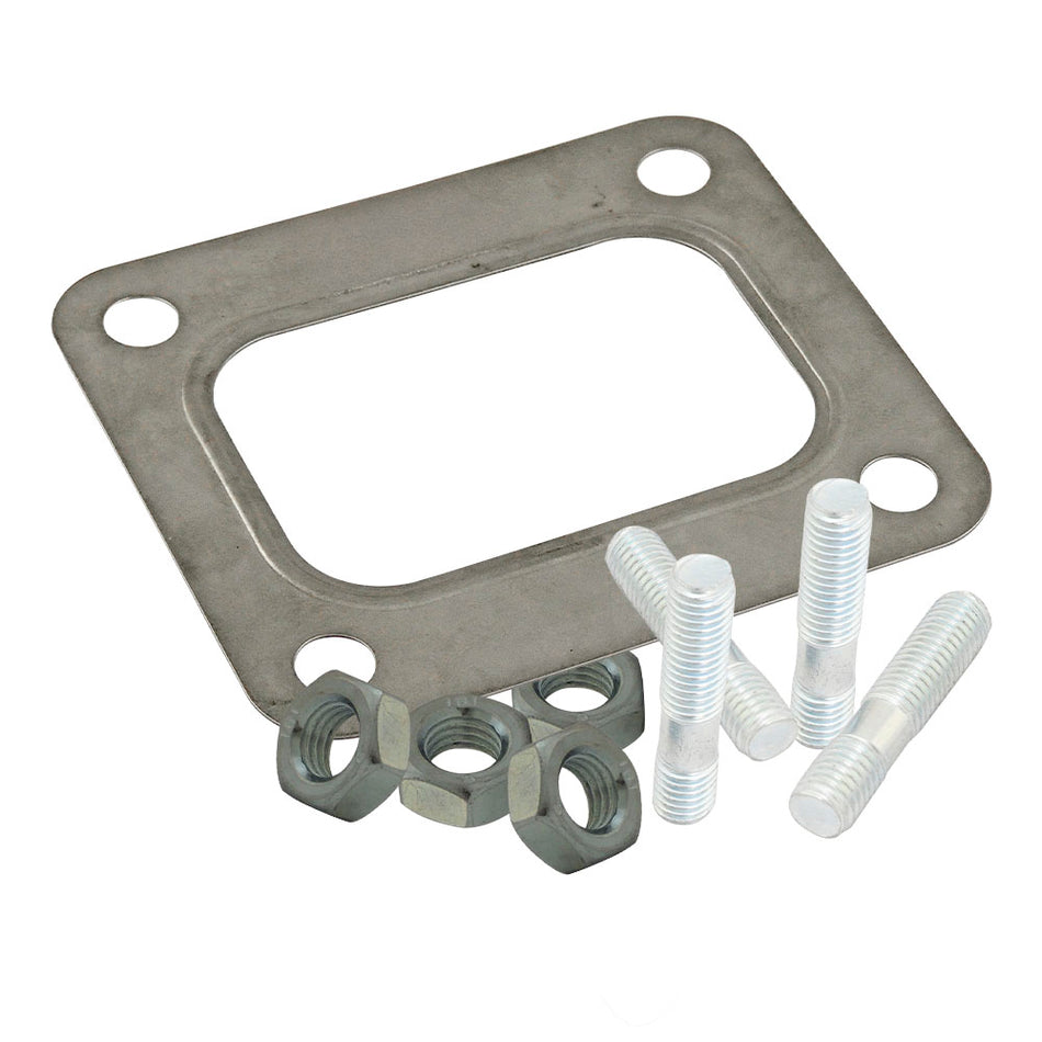 T4 Rectangular STAINLESS STEEL TURBO INLET GASKET + set of M10 Studs and Nuts