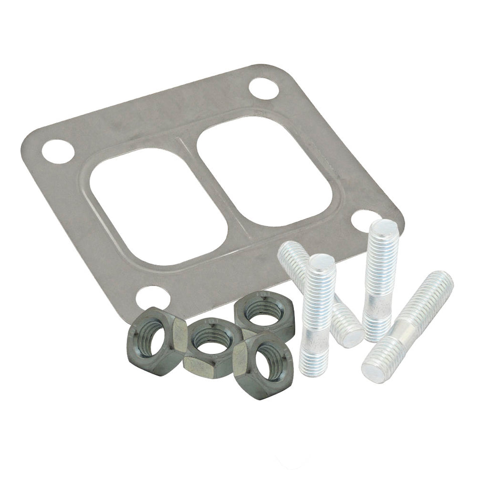 T4 Divided Twin Scroll STAINLESS STEEL TURBO INLET GASKET + set of M10 Studs and Nuts
