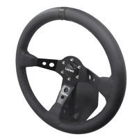 LOTSE DAKAR Steering Wheel - Leather Black Stripe