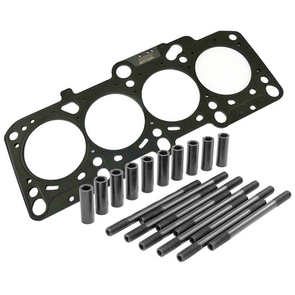 2.50mm decompression MLS head gasket + SET FORGED HEAD STUDS 137MM for VW 1.8L 20V