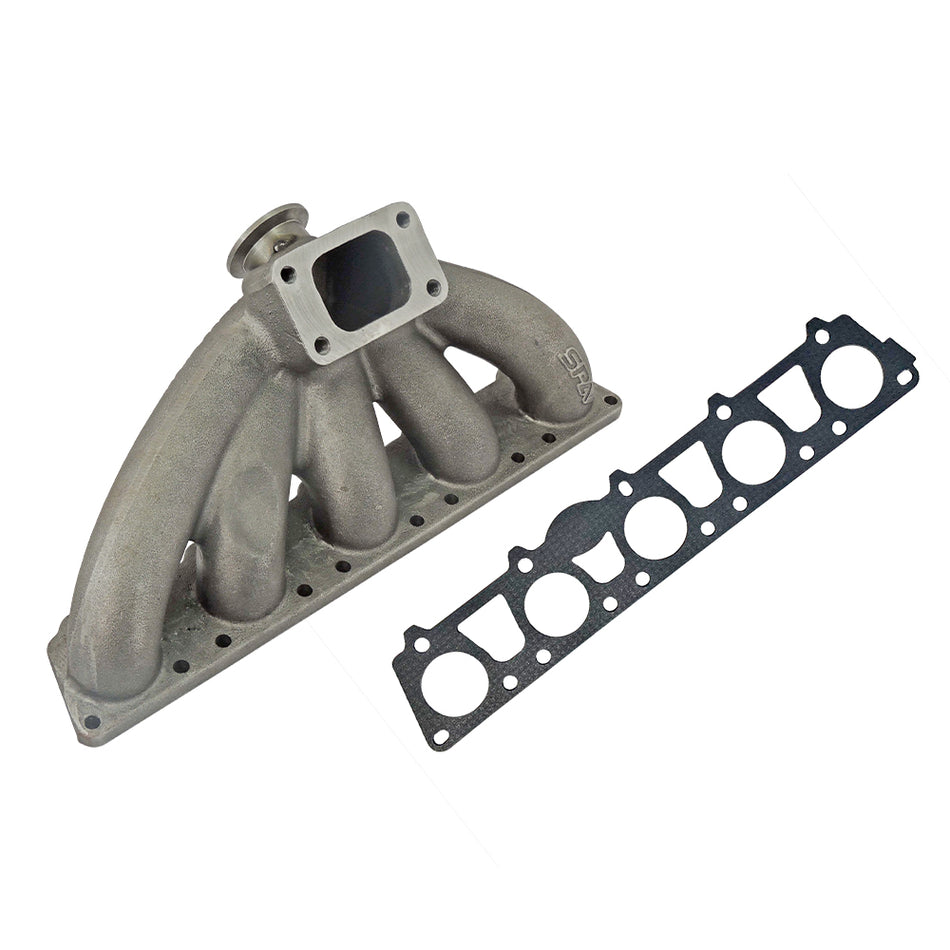 VW Jetta / Golf MK5 2.5L 5 cylinder 20V 07K T3 top mount turbo manifold + COMETIC .060 HTS Exhaust Gasket