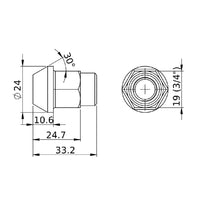 FORGED WHEEL STUD AND NUT COMPETITION TYPE 62mm M12x1.5 – Pack of 16