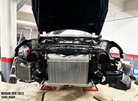 Intercooler upgrade kit for R35 GT-R + Billet Aluminum Oil Cooler