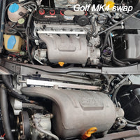 Turbo manifold, cast aluminum valve cover & intake manifold for VW Jetta/Golf MK5 2.5L 5-cyl 20V 07K.