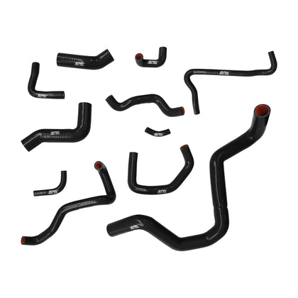 Silicone Coolant Hose Kit for VW Golf GTI MK4 1.8L 20V Turbo 180HP - 11 Piece - Black