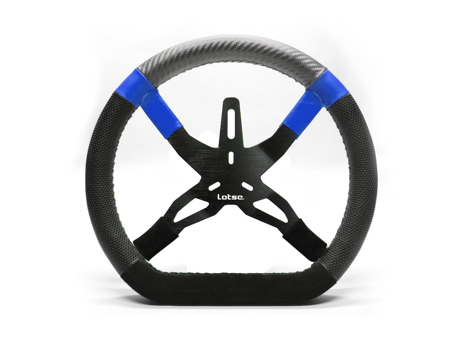 LOTSE KART K23 Steering Wheel - Coated/Blue