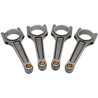 Forged piston and rings set 83.5mm VW 2.0L 16V ABF + VW 159mm x 20mm High Performance Steel Basic Connecting Rod set 3/8" bolt (1000hp)