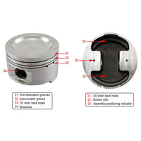 Forged piston set 82mm 1.8L 20V VW/AUDI