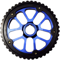 OPEN BOX - VW 74-98 8V Y series adjustable cam gear pulley + lightweight intermediate shaft pulley - Blue