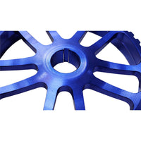 OPEN BOX - VW 74-98 8V Y series adjustable cam gear pulley + lightweight intermediate shaft pulley - Blue