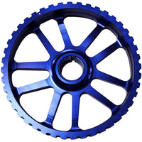 OPEN BOX - VW 74-98 8V Y series adjustable cam gear pulley + lightweight intermediate shaft pulley - Blue
