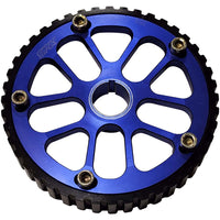 OPEN BOX - VW 74-98 8V Y series adjustable cam gear pulley + lightweight intermediate shaft pulley - Blue
