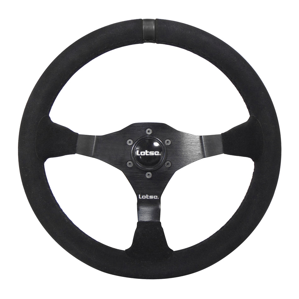 LOTSE GRIPTECH Steering Wheel - Coated Black Stripe