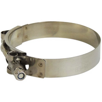 T-Bolt Hose Clamp 3" (3,267" to 3,582") Stainless Steel - 2 units