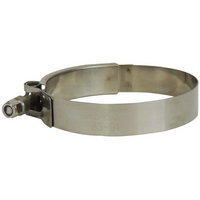 T-Bolt Hose Clamp 3" (3,267" to 3,582") Stainless Steel - 10 units