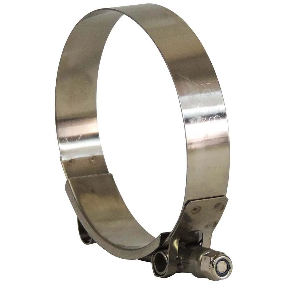 T-Bolt Hose Clamp 3" (3,267" to 3,582") Stainless Steel - 10 units