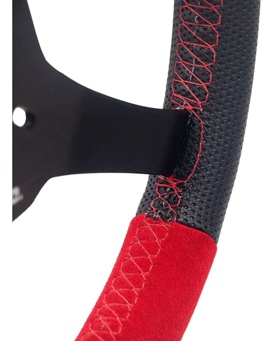 LOTSE KART Supremo Steering Wheel - Coated/Red