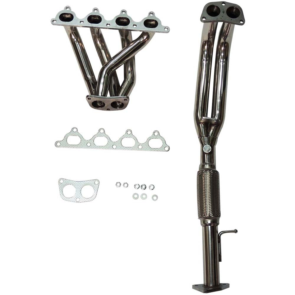 Honda Prelude / Accord 2.3 - H23A1 Engine 4x2x1 Polished Stainless Steel Exhaust Header