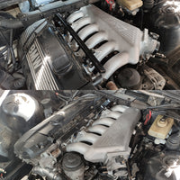 PRE SALE - Turbo Exhaust Manifold + CAST ALUMINUM INTAKE MANIFOLD OEM THROTTLE for BMW E36 M3 S50 TU M5X
