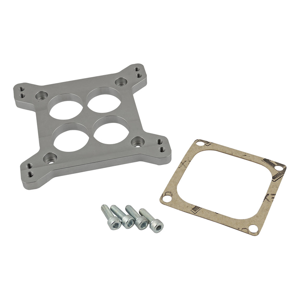 Billet Aluminum Single Quad Carburetor (4-barrel) Adapter for SPA Intake Manifold (TINC02)