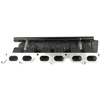 Toyota / Lexus 2JZ-GTE T4 High Performance Twin Scroll Turbo Manifold + intake manifold - 6 Injectors - Black