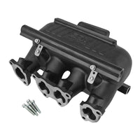 INTAKE MANIFOLD VW 8V CROSS FLOW LONGITUDINAL - 8 INJECTORS - WITHOUT BOLT HOLES - BLACK