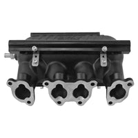 INTAKE MANIFOLD VW 8V CROSS FLOW LONGITUDINAL - 8 INJECTORS - WITHOUT BOLT HOLES - BLACK