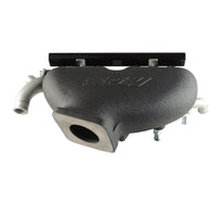Cast Aluminum Intake Manifold for longitudinal VW/AUDI 1.8T with 4 injectors Fuel Rail Kit (without throttle bolt holes) Black