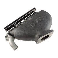 Cast Aluminum Intake Manifold for longitudinal VW/AUDI 1.8T with 4 injectors Fuel Rail Kit (without throttle bolt holes) Black