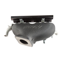 Cast Aluminum Intake Manifold for longitudinal VW/AUDI 1.8T with 8 injectors Fuel Rail Kit (without throttle bolt holes) Black
