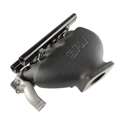 Cast Aluminum Intake Manifold for longitudinal VW/AUDI 1.8T with 8 injectors Fuel Rail Kit (without throttle bolt holes) Black