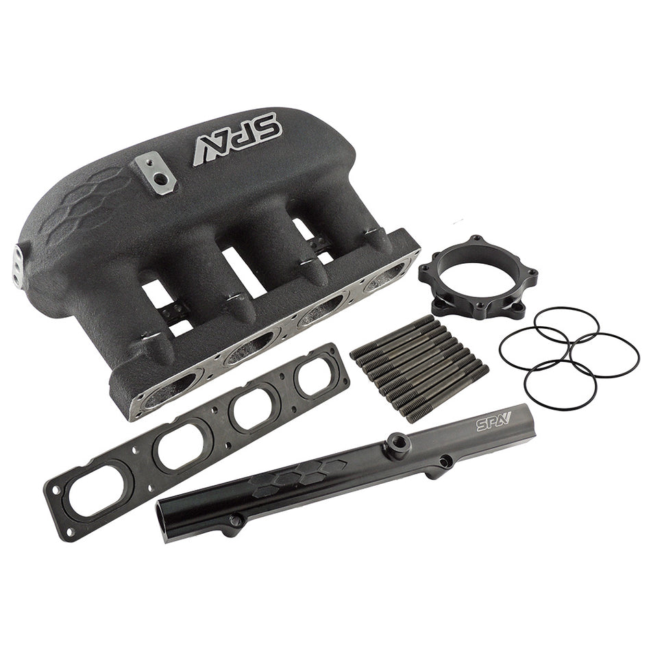VW/AUDI EA888 GEN 3 2.0T TSI/FSI ALUMINUM INTAKE MANIFOLD - UPGRADE 74MM THROTTLE + THERMAL PTFE SPACER