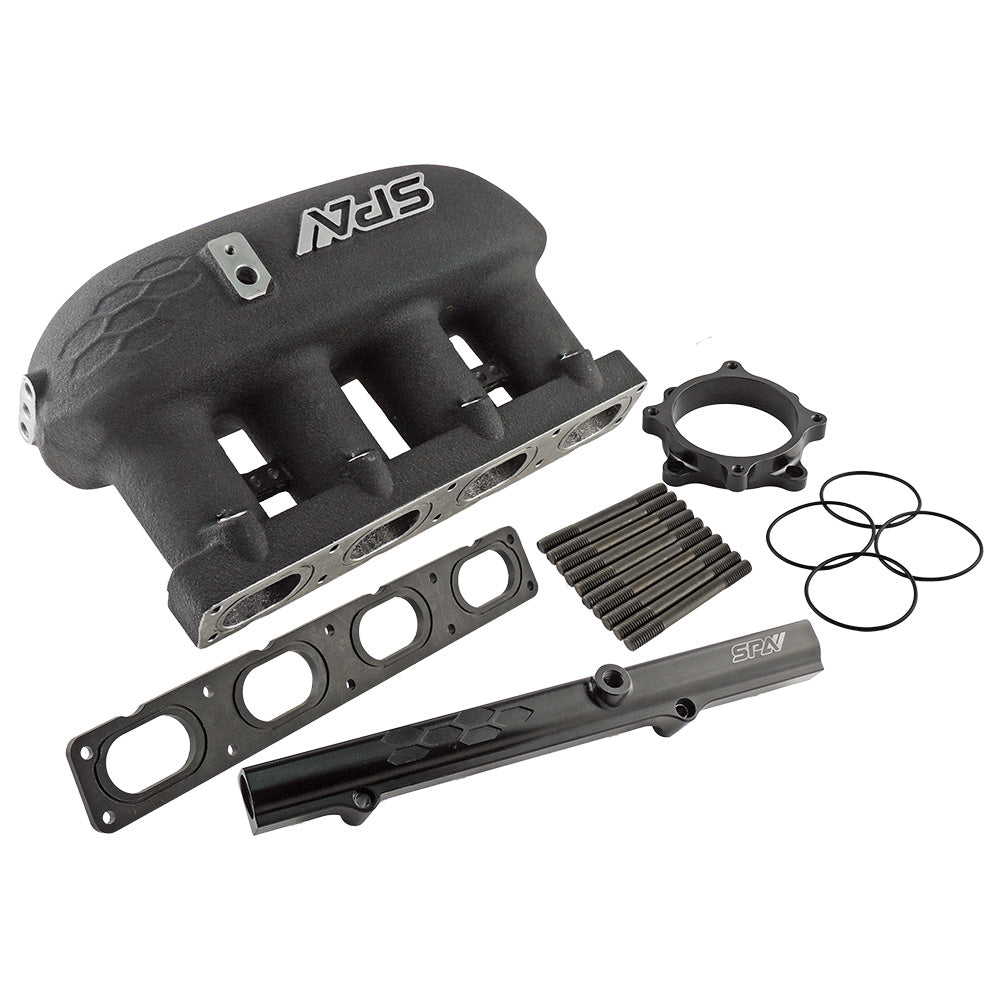 VW/AUDI EA888 GEN 3 2.0T TSI/FSI ALUMINUM INTAKE MANIFOLD - UPGRADE 74MM THROTTLE + THERMAL PTFE SPACER - PRE SALE