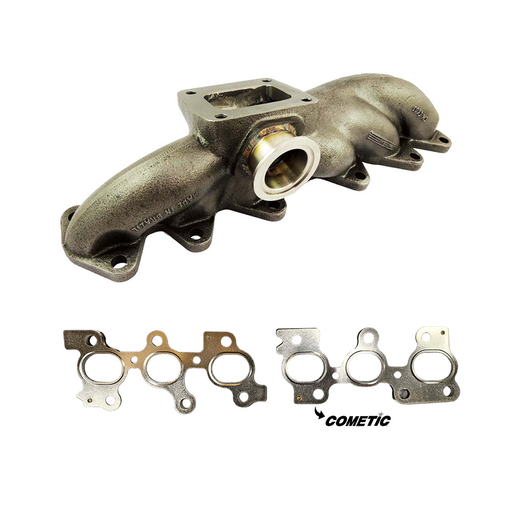 Toyota 2JZ-GTE T4 High Performance Turbo Exhaust Manifold - V band +  COMETIC MLS EXHAUST MANIFOLD GASKET
