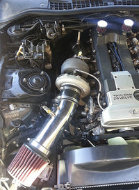Toyota Supra Soarer Lexus IS300 GS 2JZ-GE T4 Twin Scroll Flow Top Mount Turbo Manifold - 44/45mm Vband Wastegate Flange