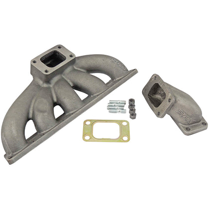 Turbo manifold, cast aluminum valve cover & intake manifold WITH FUEL RAIL for VW Jetta/Golf MK4 2.5L 5-cyl 20V 07K - Black
