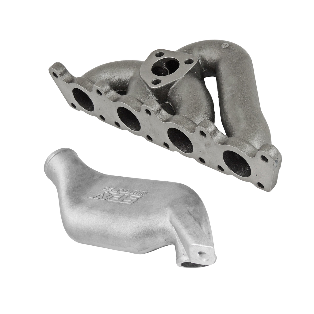 Cast Turbo Manifold upgrade + high flow pancake (lower intercooler pip ...