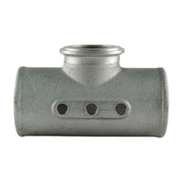 Universal 2.5" Cast Aluminum Charge Pipe with 50mm Blow Off Valve Flange