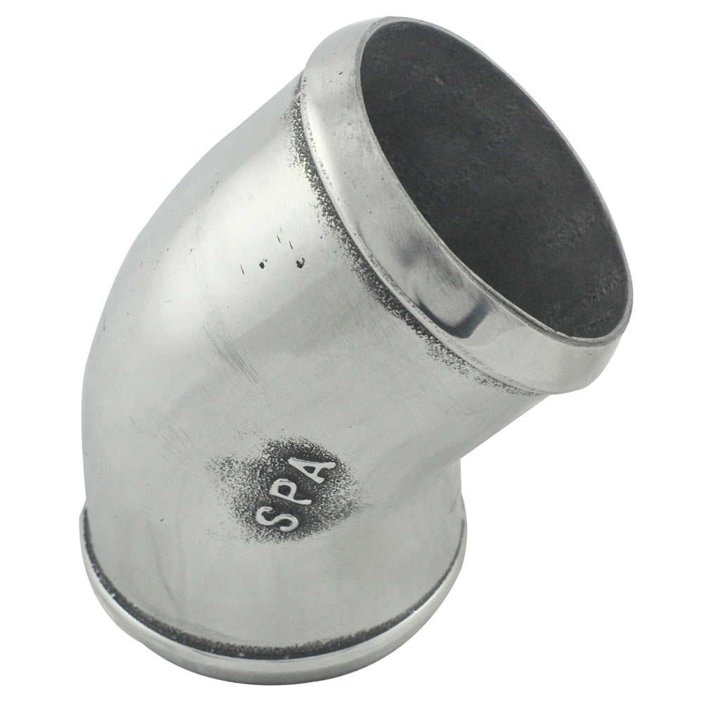 3” tight radius 45° elbow intake pipe